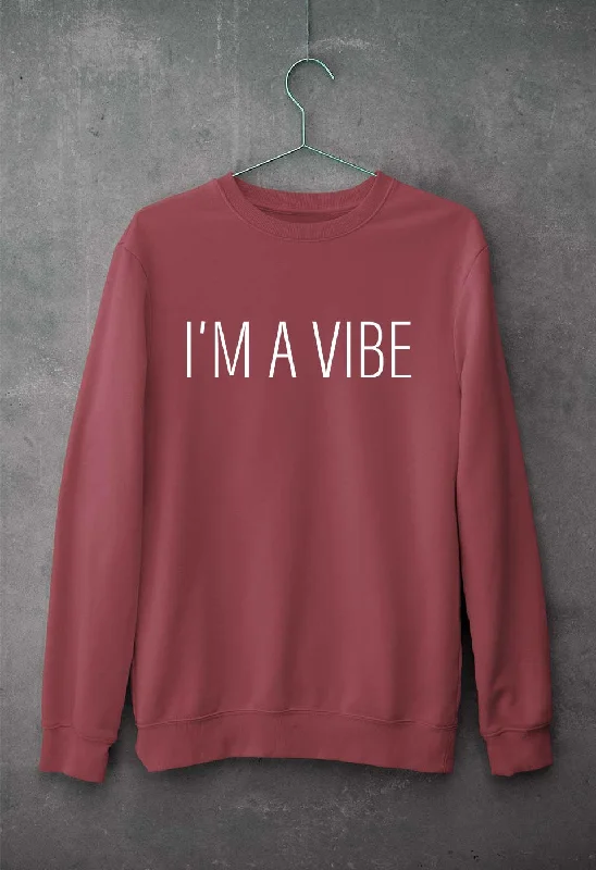 Vibe Unisex Sweatshirt for Men/Women Hoodie with Mesh Breathable Sporty