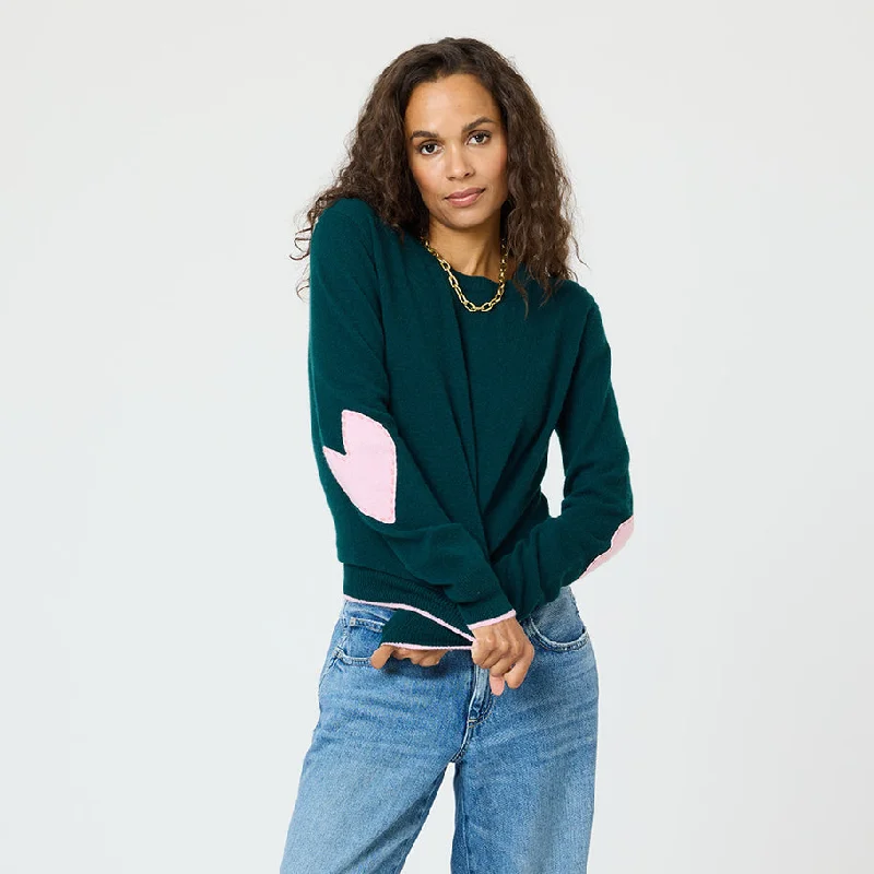 Kerri Rosenthal - Patchwork Cashmere Sweater Slim Fit Regular Fit Oversized