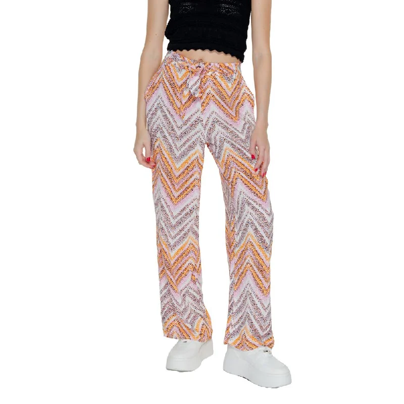 Only multi Viscose Jeans & Women's Pant Chic Rip-Detail High-Waist Jeans