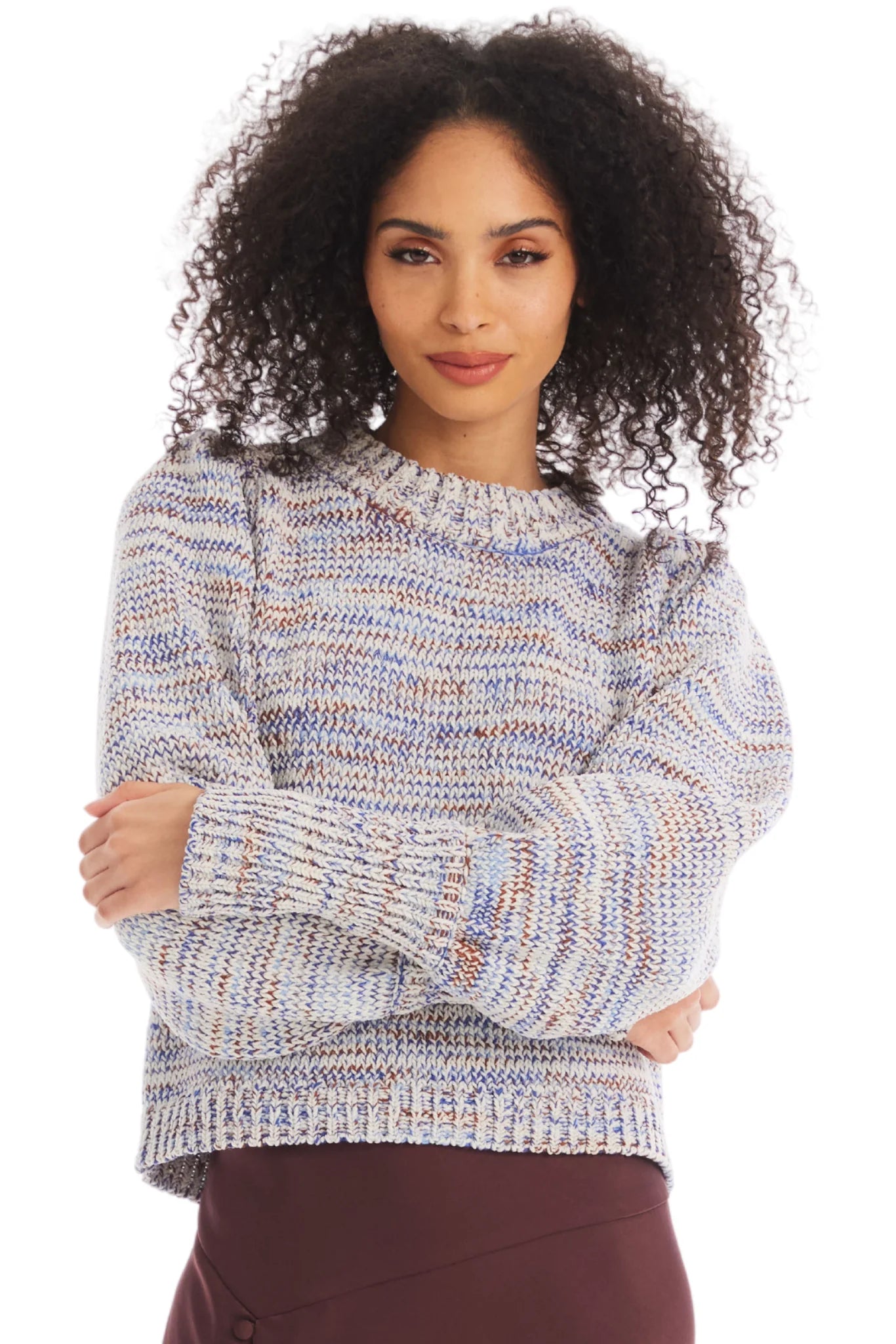 Charlotte Sweater Cable Knit Ribbed Knit Lace Knit
