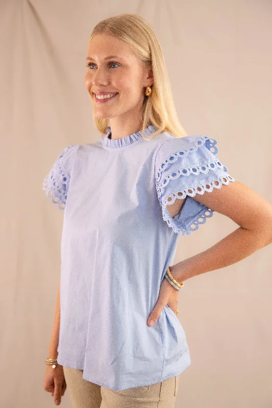 Just A Theory Blouse Lightweight Linen Blouse