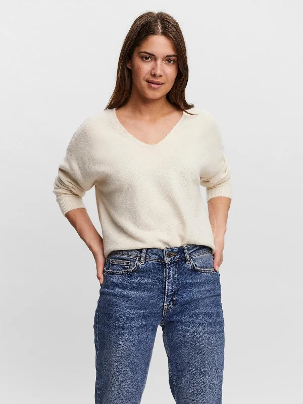 Γυναικεία μπλούζα VMDOFFY LS V-NECK BLOUSE GA NOOS 10252090 Double-Layered Blouse