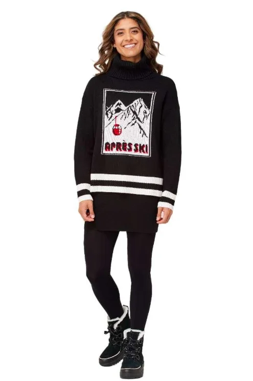 Women's Altitude Turtleneck Sweater Elegant Classic Vintage