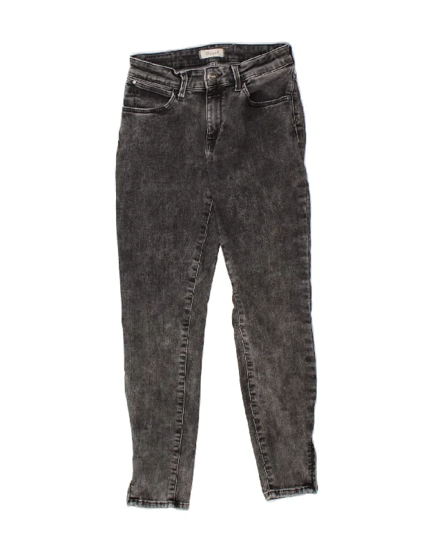 WRANGLER Womens Crop Crop Skinny Jeans W27 L26 Grey Cotton Stylish Bootcut Denim Jeans WRANGLER Womens Crop Crop Skinny Jeans W27 L26 Grey Cotton Stylish Bootcut Denim Jeans
