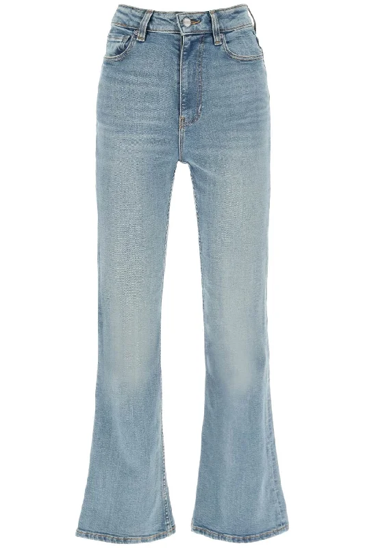 Ganni Women's Bootcut Jeans Comfortable Boyfriend Jeans