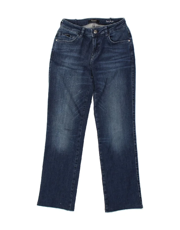 GUESS Womens Straight Jeans W29 L29  Blue Cotton Fashionable Jeggings Style Jeans