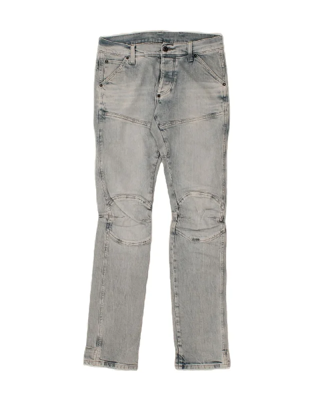 G-STAR Womens Slim Jeans W31 L34 Blue Cotton Classic Black Denim Jeans