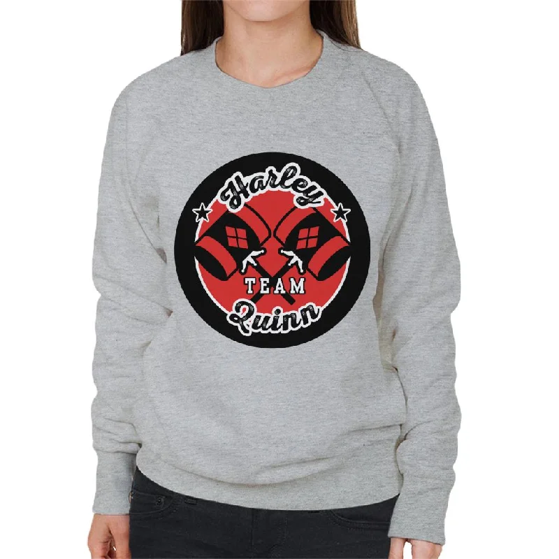 Batman Sports Harley Quinn Team Women's Sweatshirt Hoodie with Relaxed Fit Easy Casual Batman Sports Harley Quinn Team Women's Sweatshirt Hoodie with Relaxed Fit Easy Casual