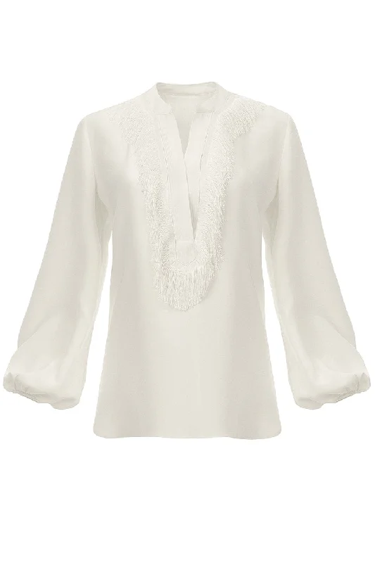 Sanford Blouse Embroidered Floral Blouse
