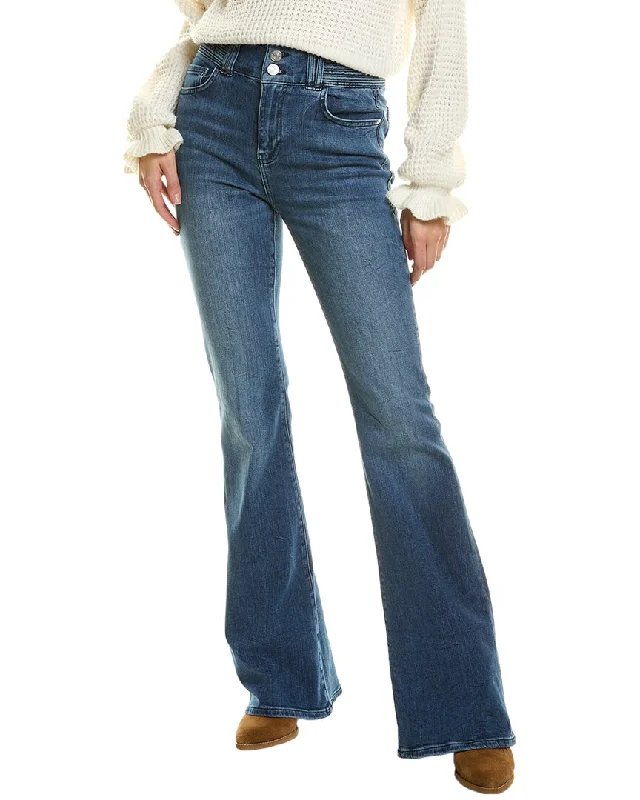FRAME Denim Le High Crossings Flare Jean Elegant Wide-Leg Jeans