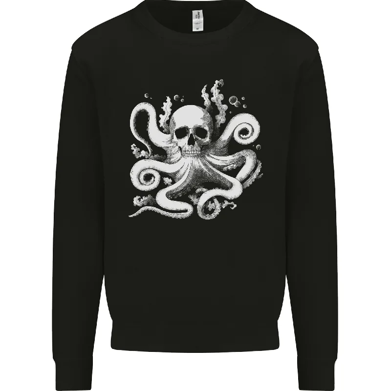 A Cthulhu Kraken Octopus Mythology Mens Sweatshirt Jumper Hoodie with Earth Tones Natural Calm A Cthulhu Kraken Octopus Mythology Mens Sweatshirt Jumper Hoodie with Earth Tones Natural Calm
