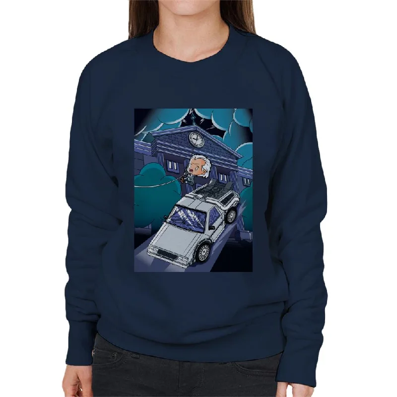 Back to the Future 1985 Doc Escape Kawaii Women's Sweatshirt Hoodie with Camouflage Military Edgy Back to the Future 1985 Doc Escape Kawaii Women's Sweatshirt Hoodie with Camouflage Military Edgy