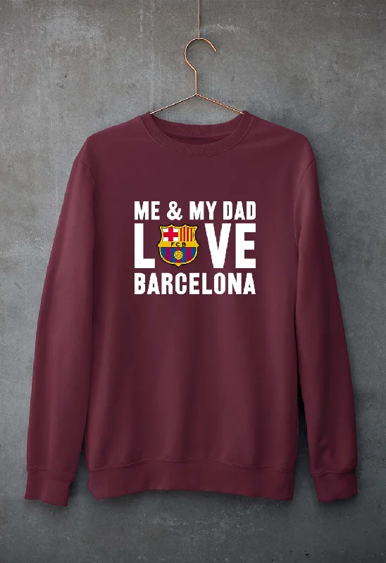Love Barcelona Unisex Sweatshirt for Men/Women Hoodie with Patch Decorative Personalized Love Barcelona Unisex Sweatshirt for Men/Women Hoodie with Patch Decorative Personalized