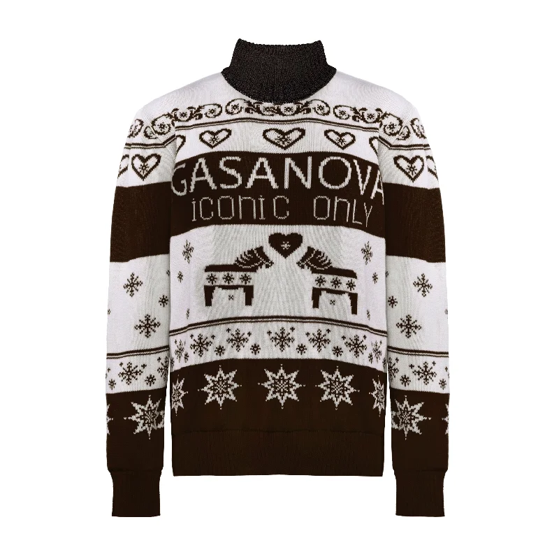 High neck Winter sweater Turtle Neck Boat Neck Asymmetrical Neck