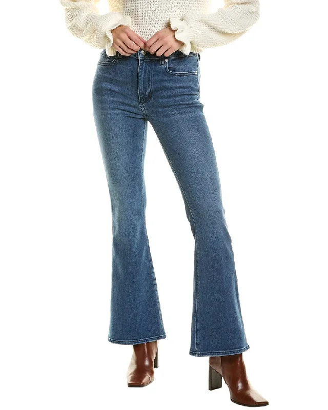 FRAME Denim Le Pixie High Flare Jean Trendy Acid Wash Skinny Jeans