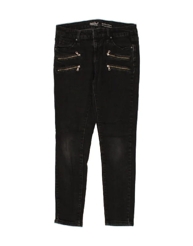 MOSSIMO Womens Mid Rise Skinny Jeans US 2 XS W26 L26 Black Cotton Trendy Vintage Denim Jeans MOSSIMO Womens Mid Rise Skinny Jeans US 2 XS W26 L26 Black Cotton Trendy Vintage Denim Jeans