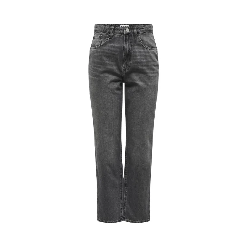 Only  Cotton Jeans & Women's Pant Comfortable Straight-Legged Denim