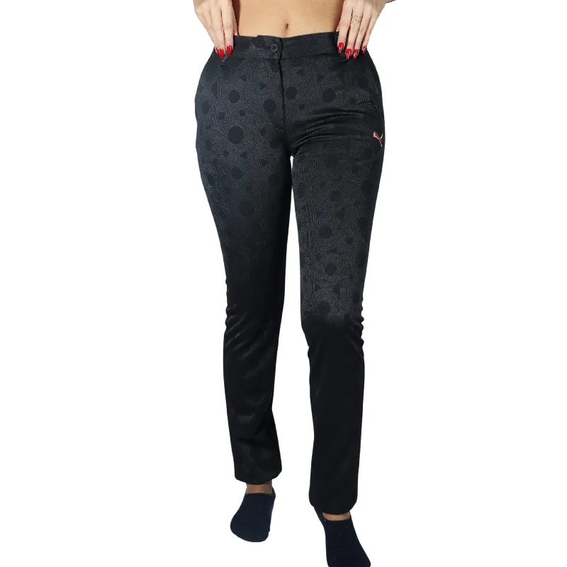 PUMA - All Over Geometric Printed Pants Comfortable Denim Pants