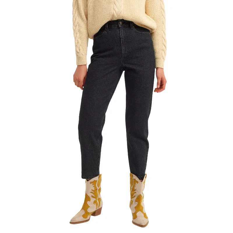 OXXO - Mom-Fit Denim Pants Classic Bootcut Trousers