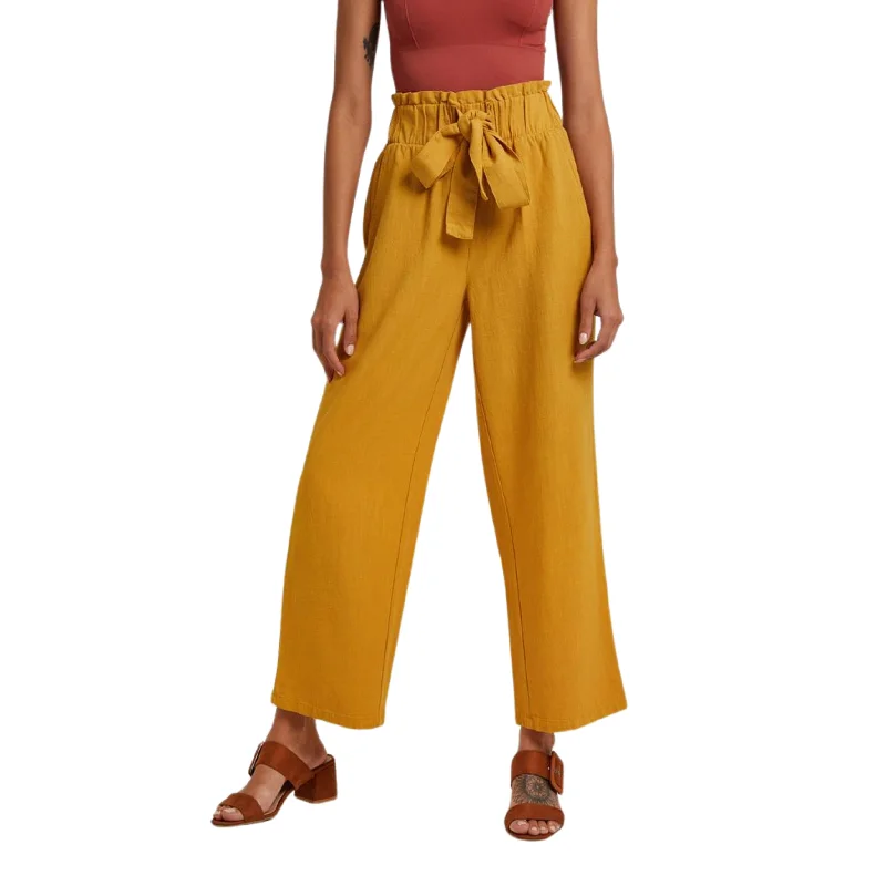 OXXO - Belted Culotte pants Classic Stretch Pants