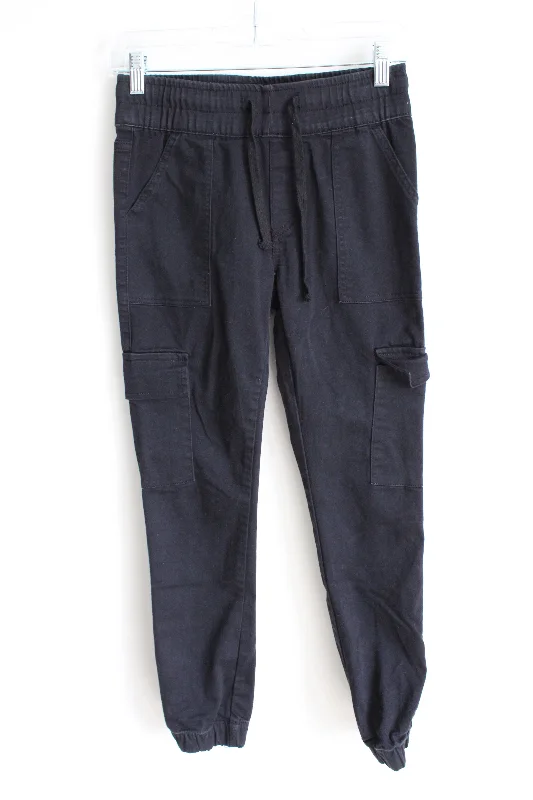 V.I.P. Black Drawstring Jogger Pant | 3/4 Classic Straight-Leg Pants