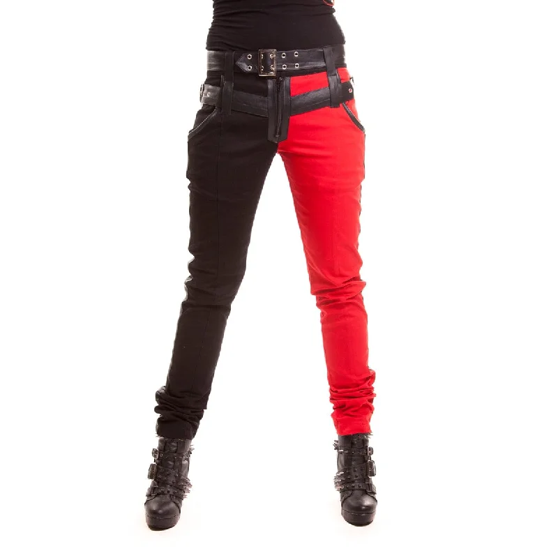 ASYLUM PANTS Trendy High-Waist Trousers
