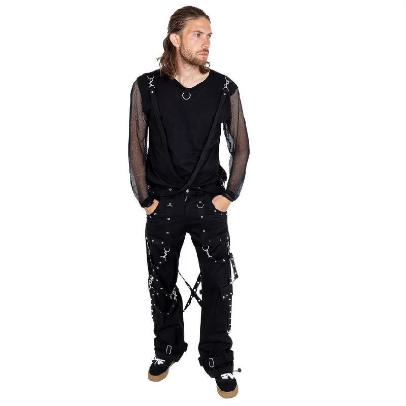 ORION PANTS - BLACK Fashionable Tapered Leg Pants