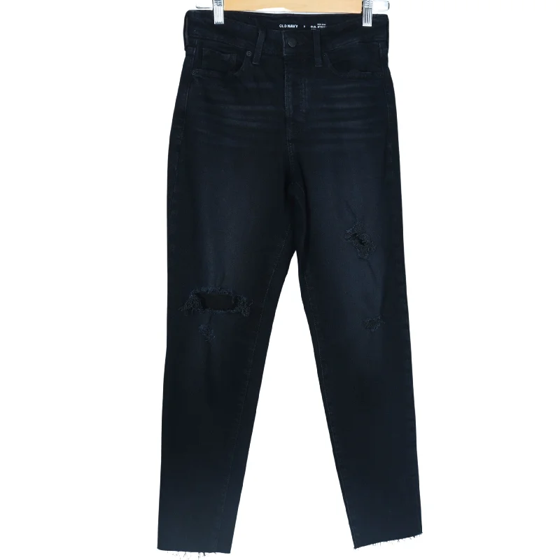 OLD NAVY - O.G high rise denim pants Casual Plaid Pants