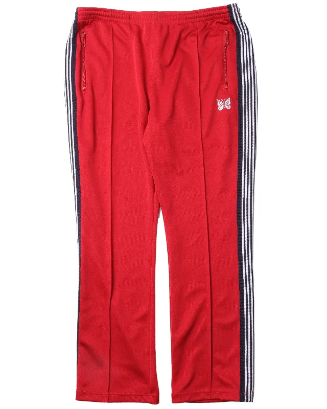 Red Track Suit Pant Comfortable Fleece Pants