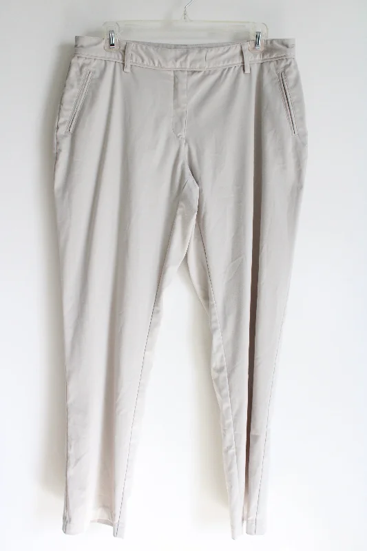 Lady Hagen Beige Lightweight Pants | 10 Stylish Slim Trousers
