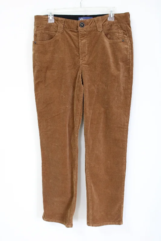 Democracy "Ab"solution Brown Corduroy Pant | 12 Formal Dress Pants