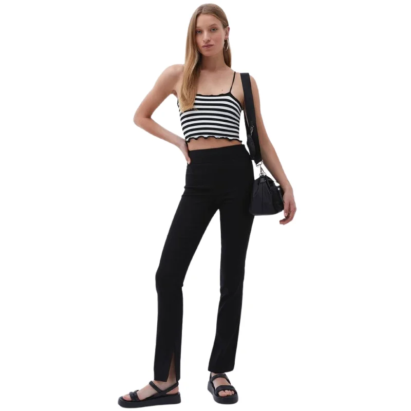 OXXO - High Waist Slim-Fit Pant Classic Stretch Pants