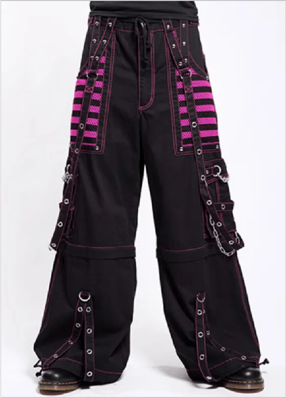 BLACK/PINK ELECTRO PANT Soft Sweatpants Style
