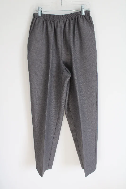 Alfred Dunner Gray Pants | 12 Petite Cozy Maternity Pants