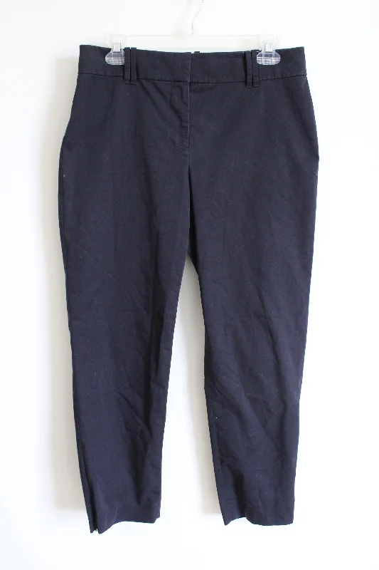 Ann Taylor Navy Blue Chino Pant | 4 Chic Capri Pants