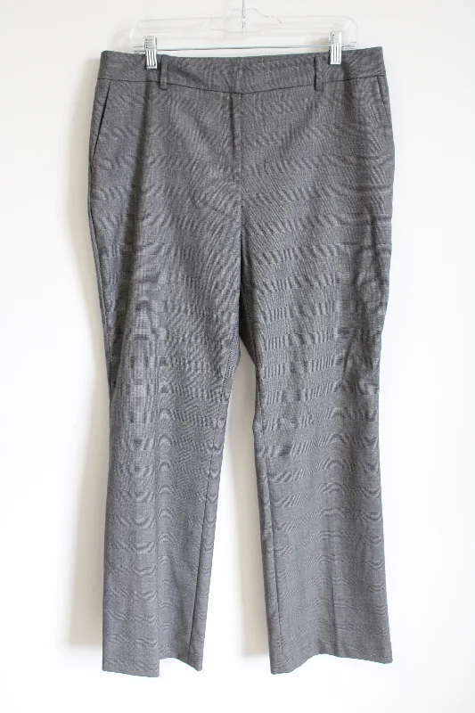 Ann Taylor Gray Plaid Curvy Fit Pant | 12 Chic Slim Fit Pants