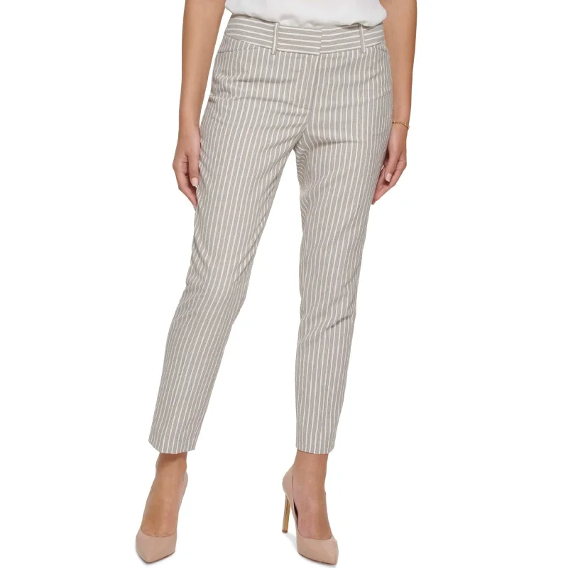 ORIGINAL - Stripe Skinny Pants Elegant Wool Trousers