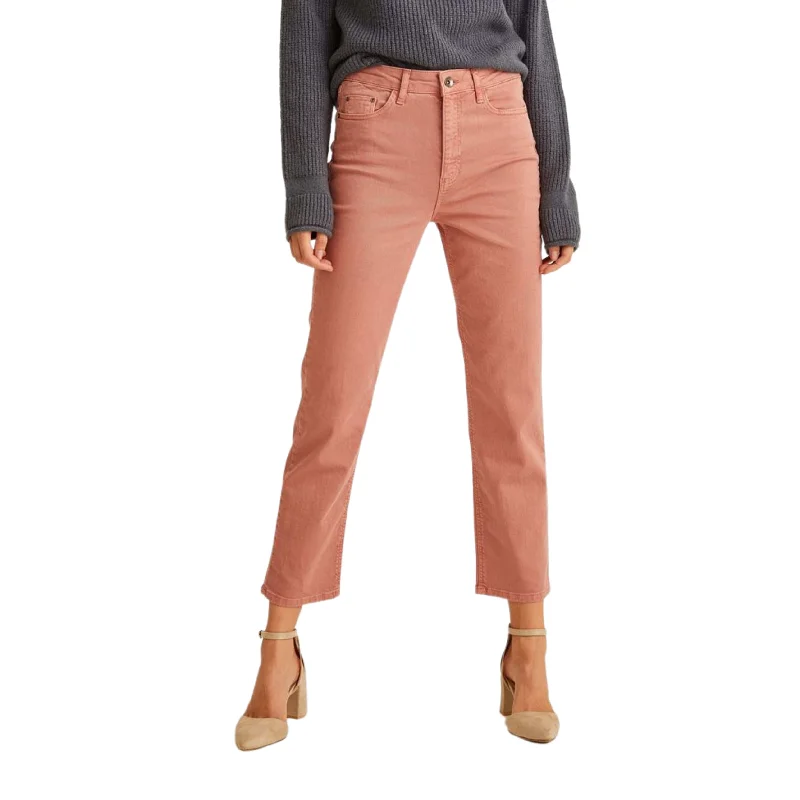 OXXO - High Rise Slim denim pants Classic Flared Pants