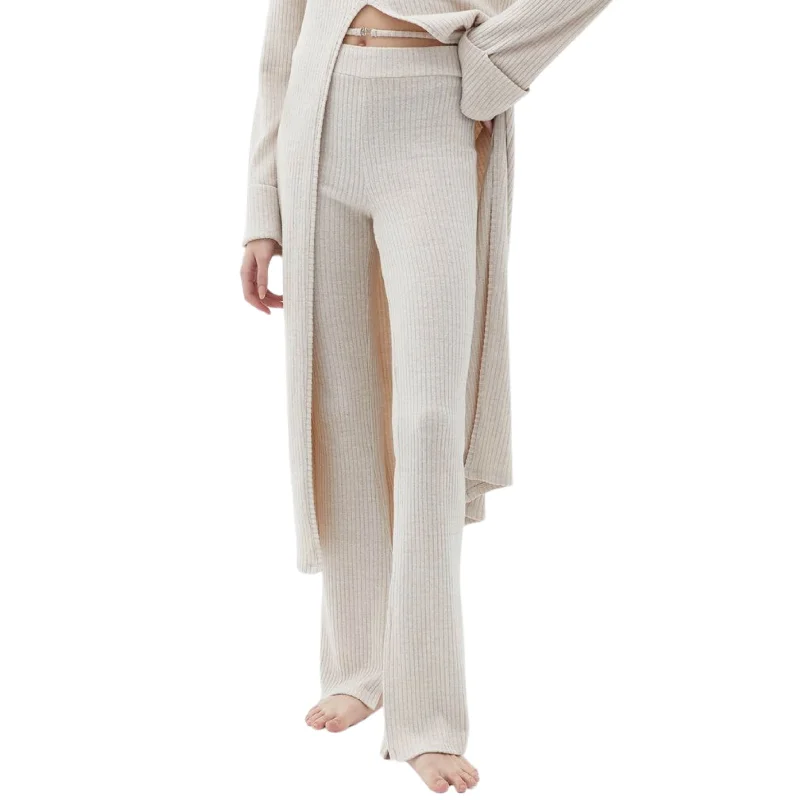 OXXO - High Waist Belt Detailed Flare Pant Chic Slim Fit Pants