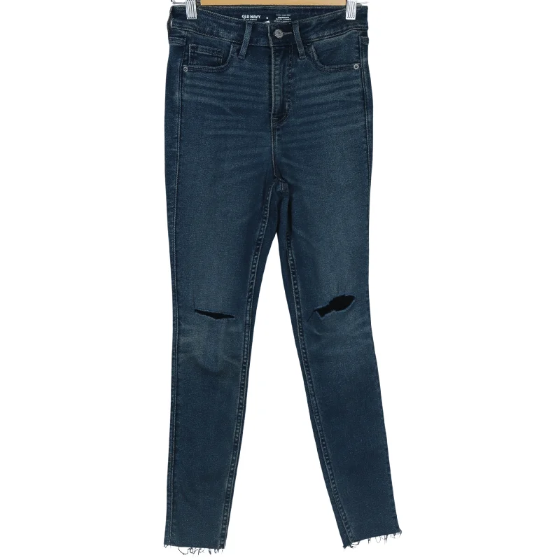 OLD NAVY - Extra high rise Rockstar skinny denim pants Slim Fit Casual Pants