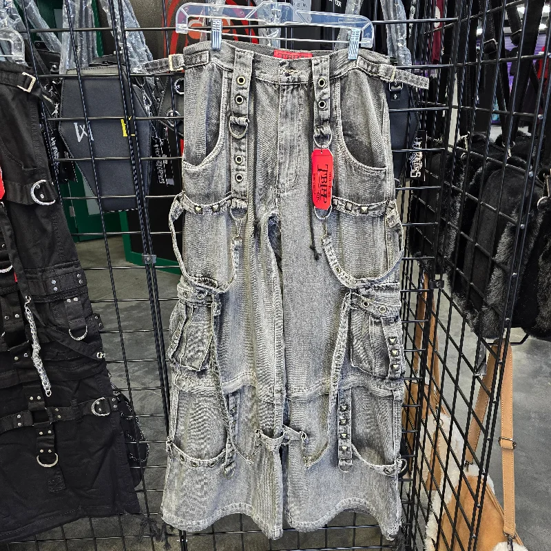 DENIM POWER STREET PANT, FOG WASH Trendy Printed Leggings