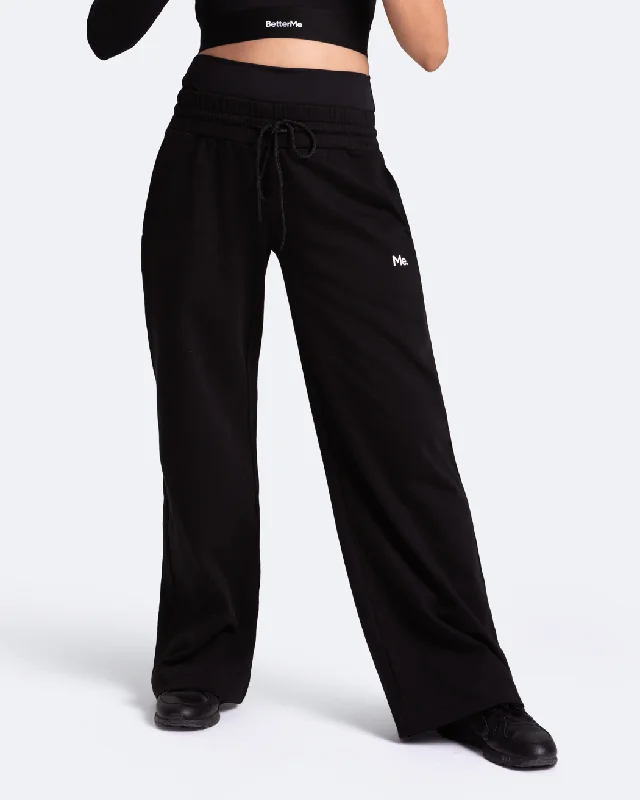 Tummy Control Wide Leg Pants Casual Wide Pants