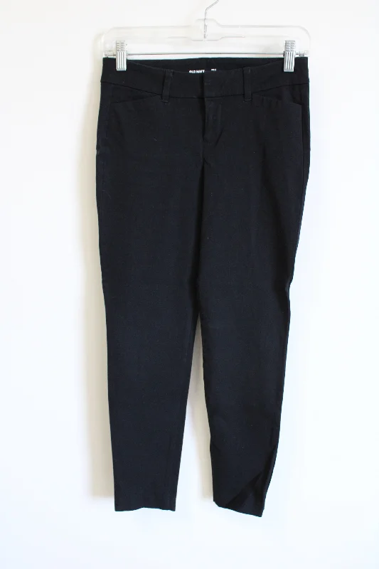 Old Navy Pixie Never Fade Black Pant | 0 Stylish Elastic Waist Pants