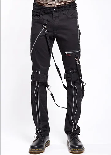 BONDAGE PANT BLACK Comfortable Cargo Pants