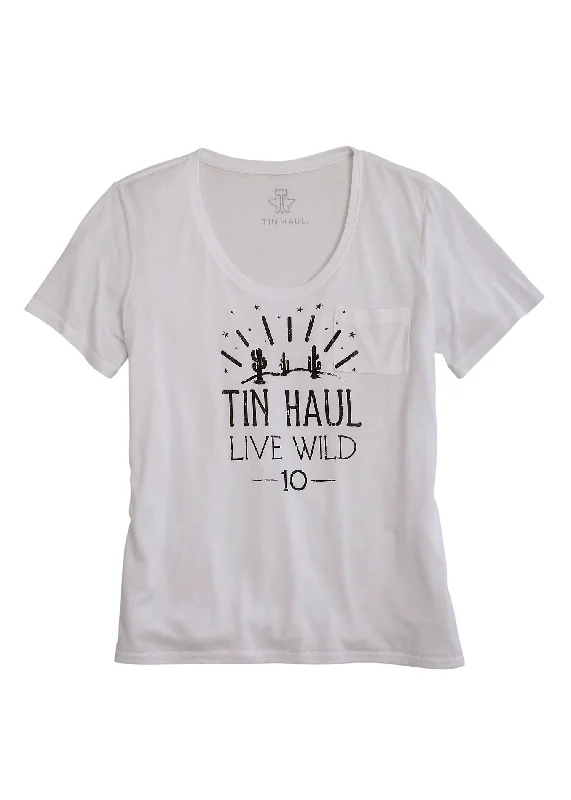 WOMENS SHORT SLEEVE T-SHIRT Boxy Fit Fitted Loose