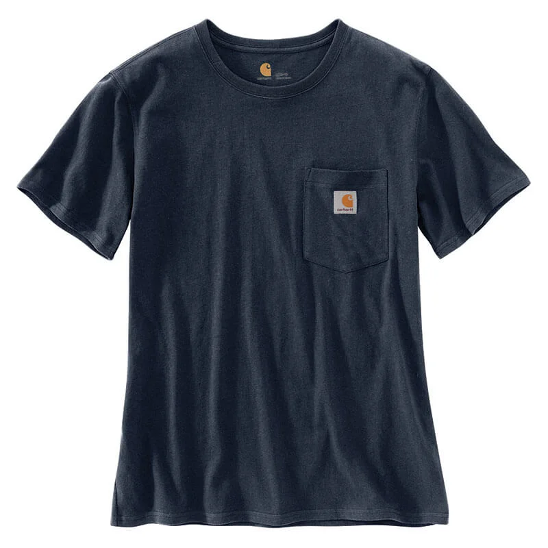 103067 - Carhartt Women's WK87 Workwear Pocket SS Tshirt Thin T-Shirt Open Front Quick Dry 103067 - Carhartt Women's WK87 Workwear Pocket SS Tshirt Thin T-Shirt Open Front Quick Dry