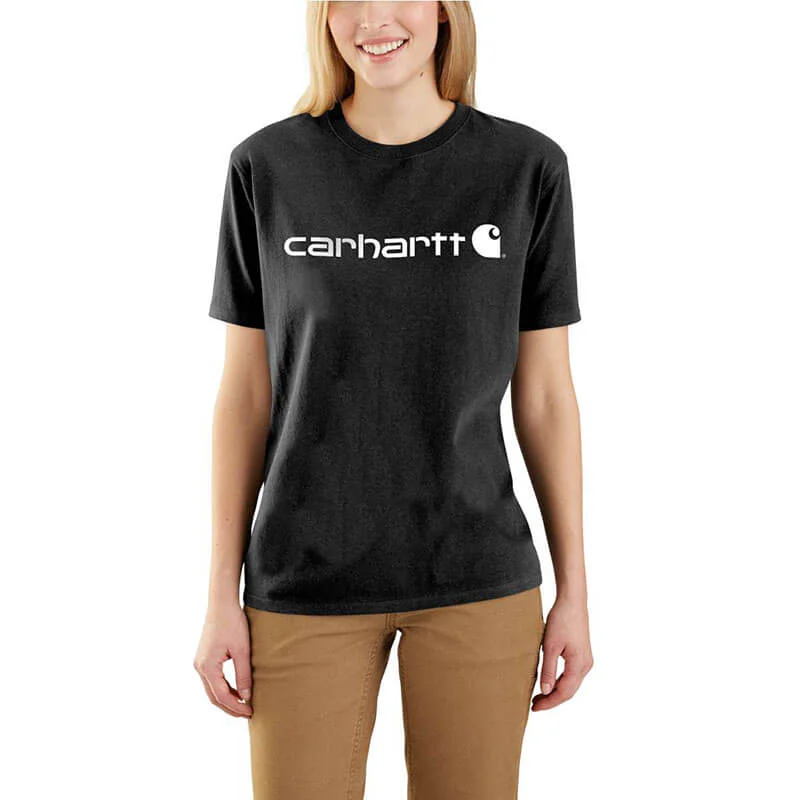 103592 - Carhartt Women's WK195 Workwear Logo SS T-Shirt Mesh Blend Leather Blend Suede Blend 103592 - Carhartt Women's WK195 Workwear Logo SS T-Shirt Mesh Blend Leather Blend Suede Blend
