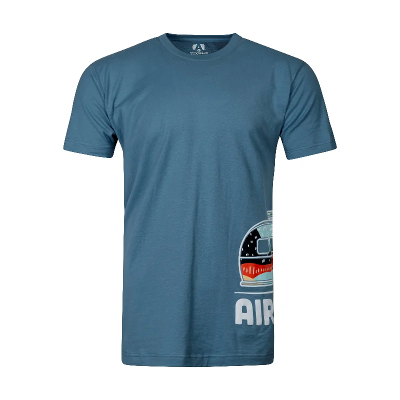 Airstream Where Color Hits the Road Side Print Unisex T-Shirt Mesh Blend Leather Blend Suede Blend