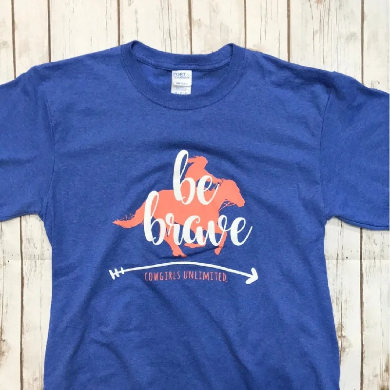 Be brave t-shirt Welt Pockets Slit Pockets Flap Pockets