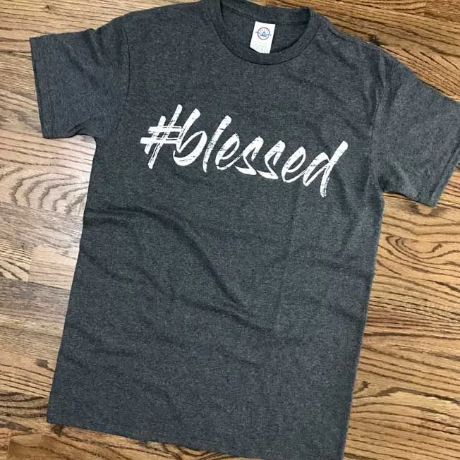 Blessed t-shirt Houndstooth Herringbone Solid